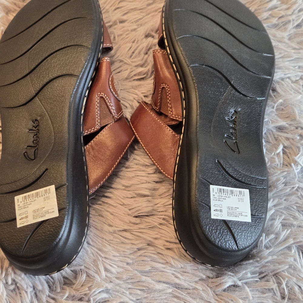 Clark Collection Soft Cusion Leisa Higley Sandals Size 12 - Picture 11 of 14